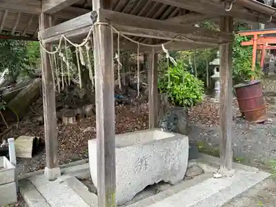 櫻椅神社の手水舎