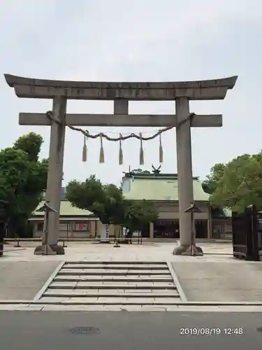 生國魂神社の鳥居