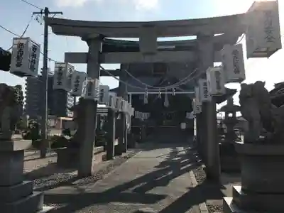 沼垂白山神社の鳥居