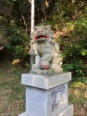 倭文神社の狛犬