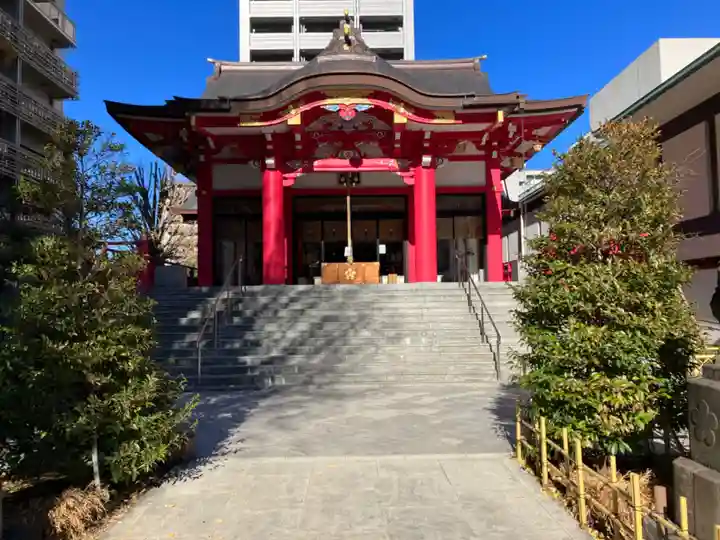 成子天神社の本殿・本堂