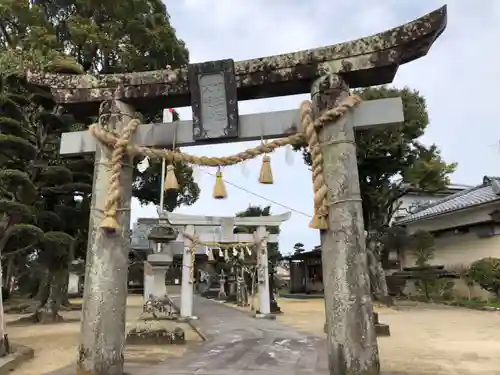 佐伊津神社の鳥居