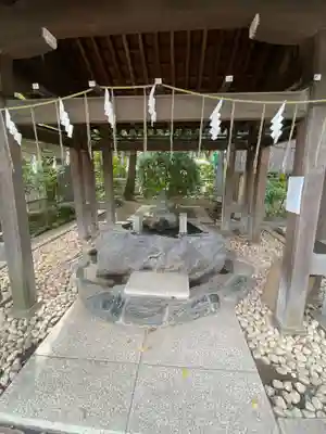 所澤神明社の手水舎