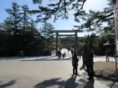 伊勢神宮内宮（皇大神宮）の鳥居