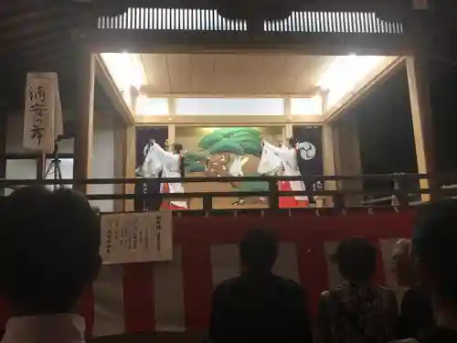 天沼八幡神社の神楽