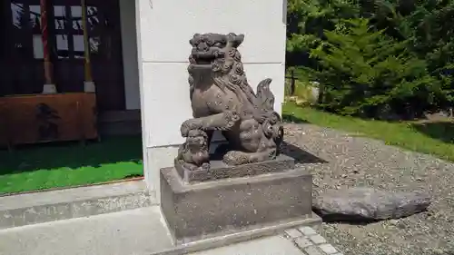 上手稲神社の狛犬