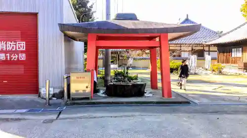 甚目寺の手水舎