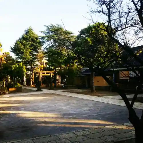 品川神社の庭園