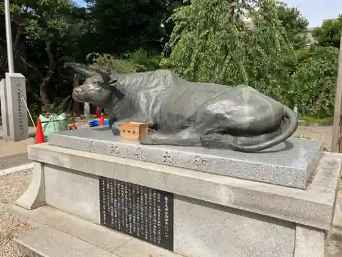 布多天神社の狛犬