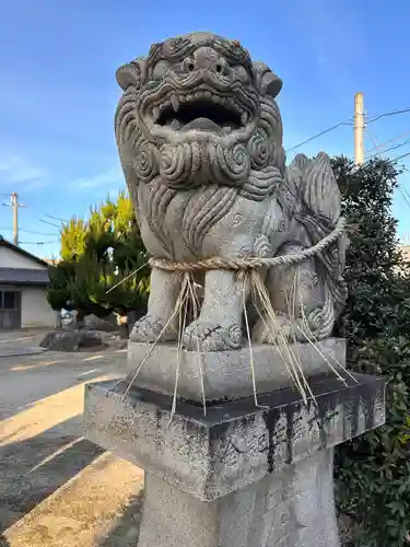 浪指神社の狛犬