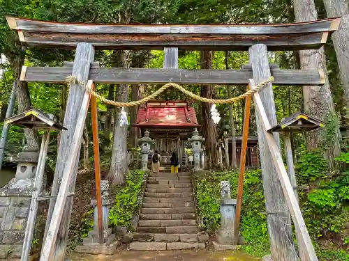 中社五斎神社の鳥居