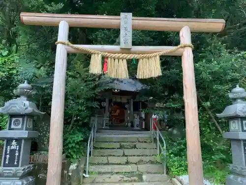 荒立神社の鳥居