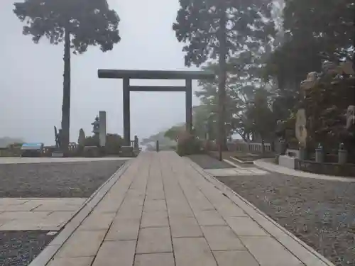 大山阿夫利神社の鳥居