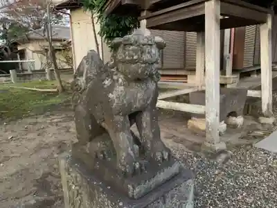 神明神社の狛犬