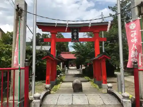 石和八幡宮(官知物部神社)の鳥居