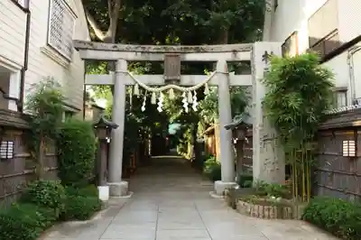 戸越八幡神社の鳥居