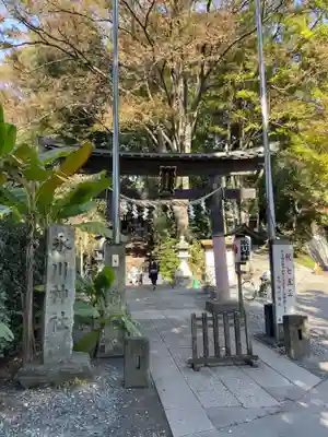 南沢氷川神社の鳥居