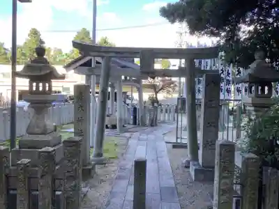 八王子社の鳥居