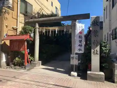 秋葉神社の鳥居
