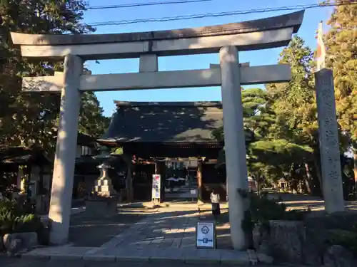 甲斐國一宮 浅間神社の鳥居