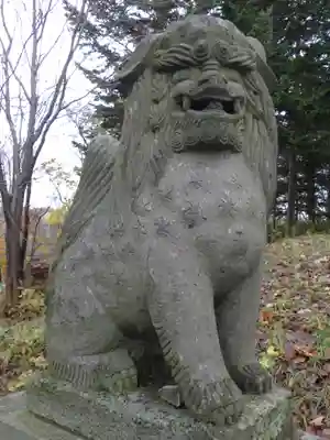 材木澤神社の狛犬