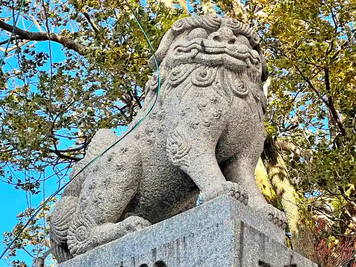 甲宗八幡宮の狛犬