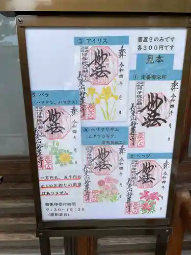 妙蓮寺の御朱印