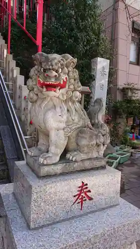 三田春日神社の狛犬