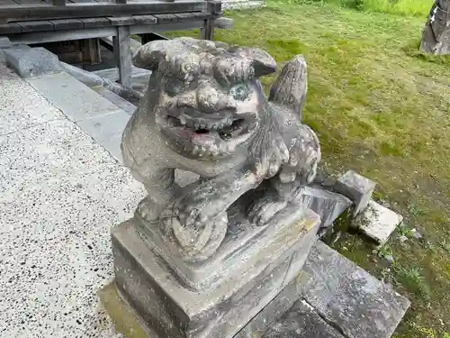 相馬妙見宮　大上川神社の狛犬