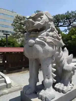 警固神社の狛犬