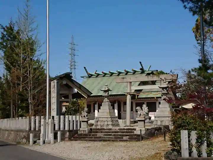 神明社(落合神明社)の鳥居