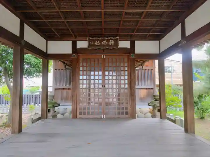 神明社(熊之庄)の本殿・本堂