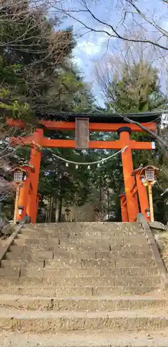 新倉富士浅間神社の鳥居