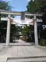 鎮守氷川神社の鳥居