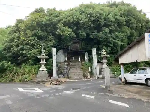 高家八幡神社の景色