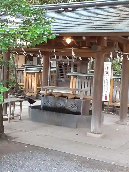 井草八幡宮の手水舎