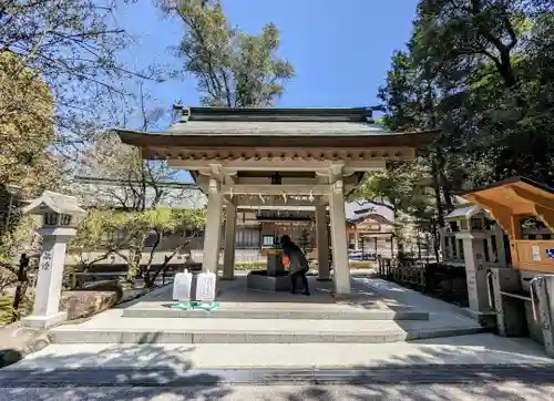 針名神社の手水舎