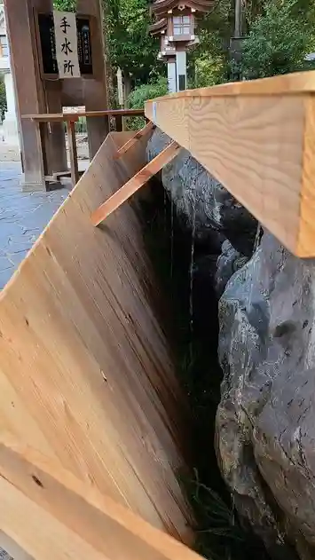 橿原神宮の手水舎