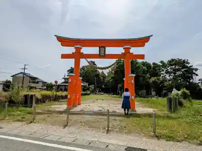 八柱神社の鳥居