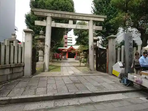 泥江縣神社の鳥居