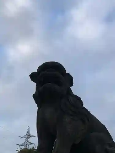 羽田神社の狛犬