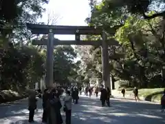 明治神宮の鳥居