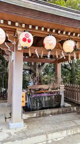 検見川神社の手水舎