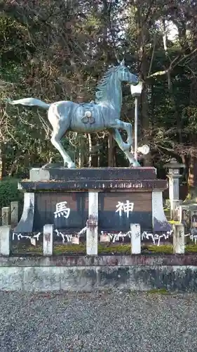 押立神社の狛犬