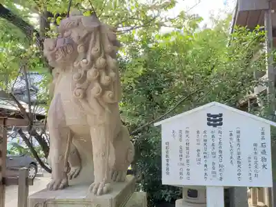 柿本神社の狛犬