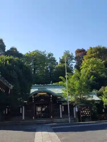 白金氷川神社の本殿・本堂