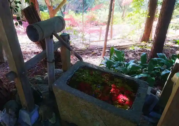 玉野御嶽神社の手水舎