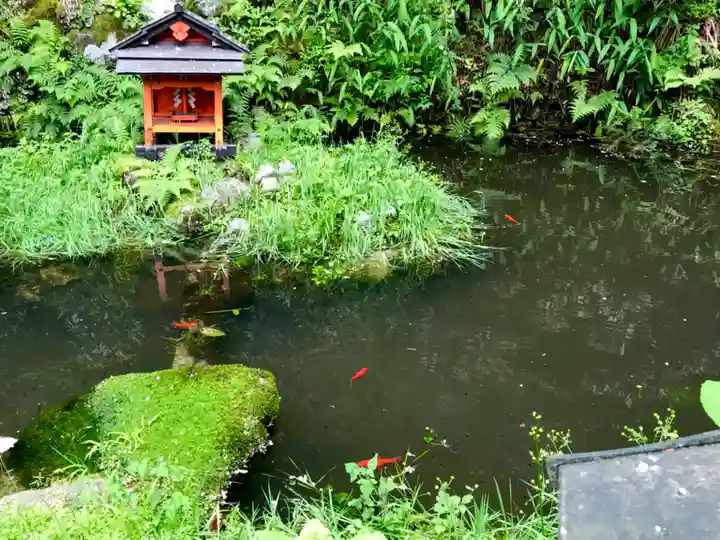 葛木神社の庭園
