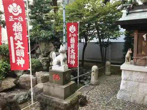 羽衣町厳島神社（関内厳島神社・横浜弁天）の狛犬