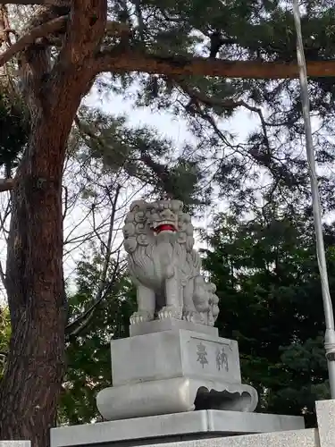 北見神社の狛犬